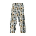 thumbnail image 4 of Kdxio Llama and Cactus1 Print Men's Sleep Pajama Pant Lounge Pants with Pockets, 4 of 8