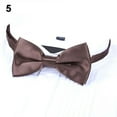 thumbnail image 6 of Opvise New Arrival Men's Fashion Plain Bowtie Polyester Pre Tied Wedding Bow Tie Suits Tie, 6 of 8