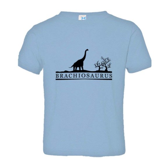 PleaseMeTees™ Toddler Brachiosaurus Educational Dinosaur Jurassic HQ Tee
