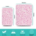 thumbnail image 5 of 2pcs Wave Leopard Print Coffee Maker Mat 4-Layer Heat-Resistant Counter Protector (Abstract Design), 5 of 5