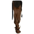 thumbnail image 3 of SAYFUT Women Girls 18" Curly Binding Tie up Ponytail Wrap Around Synthetic Hair Extensions Hairpiece One Piece, 3 of 5