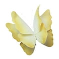 thumbnail image 4 of Decoración de mariposas artificiales Decoración de mariposas para bodas Mariposa para decoración de bodas Fondo de exhibición de jardín Amarillo, 4 of 8