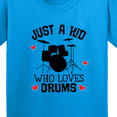 thumbnail image 4 of Inktastic Future Drummer Kid Loves Drums Youth T-Shirt, 4 of 5