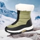 thumbnail image 4 of Botas Calientes para Mujer Botines Al Aire Libre Forrados Piel Impermeable A Mediana Edad, 4 of 9