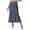 Blue, variant on Arlun Midi Skirts for Women 2026 Summer Spring Lightweight a Line High Waisted Fishtail Skirt for Wedding Guest Party Elegant Soft Comfort Slim Fit over Knee Length Skirts White XL