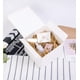 thumbnail image 4 of Cajas de regalo SHIPKEY de cartón blanco con tapas de 15 x 15 x 15 cm (50 unidades), 4 of 9