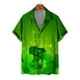 thumbnail image 3 of Camisas de playa hawaianas nuevas de verano para hombres y mujeres, camisa para parejas, camisa de manga corta con solapa estampada con trébol de cuatro hojas, camisas florales coloridas, 3 of 5