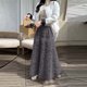 thumbnail image 2 of TaTaai Women Casual Solid Tulle Elastic Waist Layered Cake Skirt Knee Length Street Style Party Wear Lightweight Breathable Non-See-Through Stylish Skirt Gift, 2 of 5