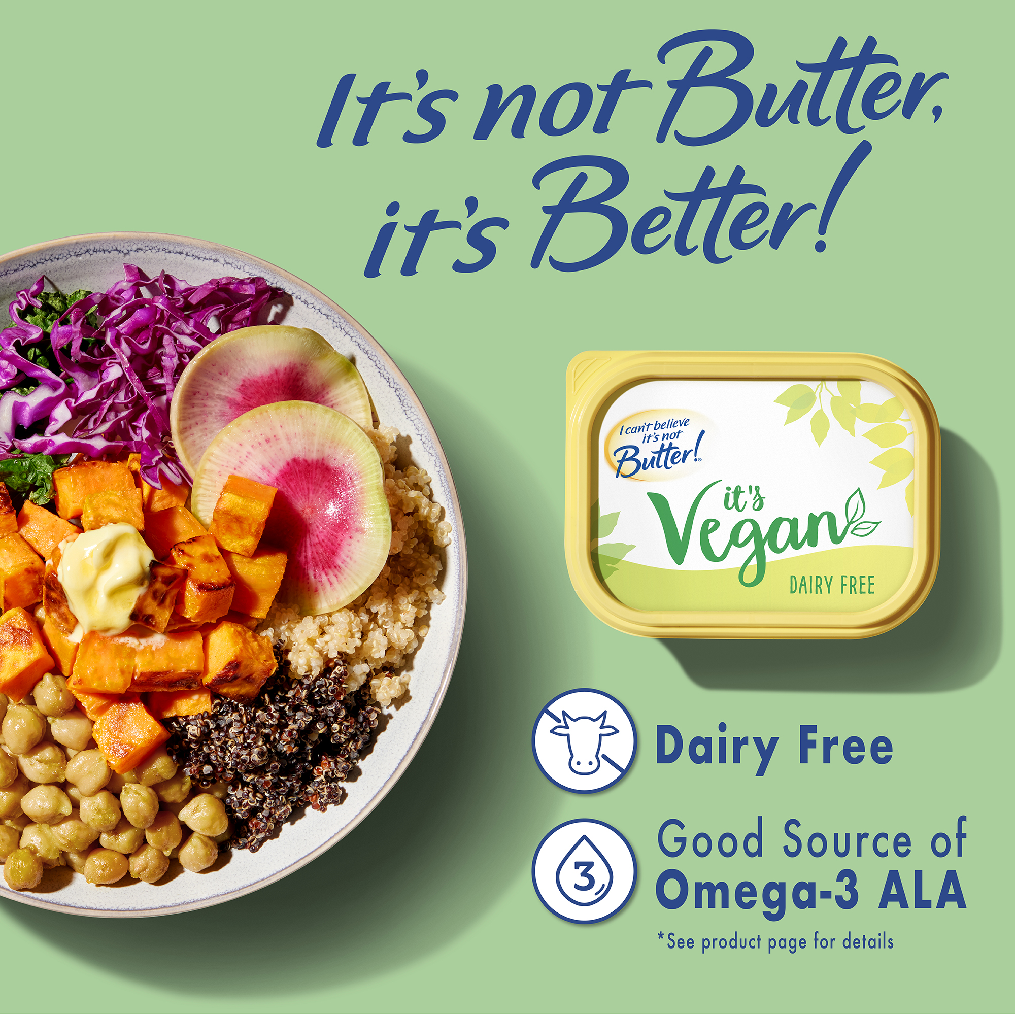 I Can’t Believe It’s Not Butter! Vegan Spread, 15 oz Tub (Refrigerated) - image 4 of 11