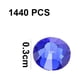 thumbnail image 2 of Cristales de uñas con parte posterior plana, diamantes de imitación de cristal para manualidades, disfraces de baile, 2 of 5