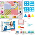 thumbnail image 4 of Educational Toy for 2 3 4 5 Years Old Kids, Water Doodle Mat, Kids Large Coloring Mat with Neon Colors, Christmas Birthday Gifts for Toddlers, Boys,Girls, 4 of 9