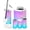 Color 1, variant on Bathroom Accessory Set 6 Piece Cream Marble Brown Alcohol Ink Brown Pale Trash can, Toothbrush Holder, Toothbrush Cup, Soap Dispenser, Soap Dish, Toilet Brush Holder