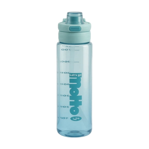 Water Bottle, Leak Proof Shatter Resistant, 28.8oz for Men Women Students, Portable Drinking Bottle with Straw for Summer Gym Fitness Sports Outdoor Travel Daily Use 1 Pack