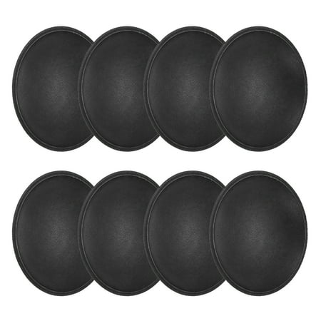 Uxcell 8 Pcs Speaker Dust Cap  60x64x10mm Subwoofer Paper Dome Dust Resistant Coil Cover for Speaker Accessories Repairing  Bead Paper Black