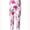 White flowers, variant on Summer Kids Girls Printed Capri Cropped Leggings Children Milk Silk Stretchy Shorts