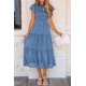 thumbnail image 5 of Vestido midi PRETTYGARDEN con estampado floral para verano 2025 para mujer, 5 of 9