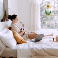 thumbnail image 5 of Aqupiosse Atrapasueños De Verano De Girasol Atrapasueños Hechos A Mano Para Dormitorio Colgante De Pared Decoración Del Hogar Adornos Artesanales Hombres Mujeres, 5 of 5