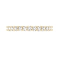 thumbnail image 5 of Rosec Jewels Certified Moissanite Half Eternity Ring for Women - D-VS1 Grade, 10K Yellow Gold, US 12.50, 5 of 9