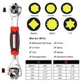 thumbnail image 3 of Universal Wrench 48 in 1 Socket Wrench, iPstyle 360 Rotating Head Car Repair Spanner Tool, 3 of 7