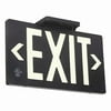 Sim Supply Exit Sign,8 3/4 in x 15 1/2 in,Plastic GRAN11419
