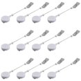 thumbnail image 2 of 12 Pcs Beadable DIY Badge Reel Kit for Beads Blank Bar, White, 2 of 5