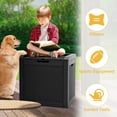 thumbnail image 4 of Dextrus 32-Gallon Resin Deck Box, Black Outdoor Storage, Waterproof & Durable, for Patio & Garden, 4 of 6