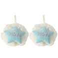 thumbnail image 2 of Cheers.US 2 Pcs Shower Sponge Star Bath Loofahs Pouf Wash Ball Puff Bulk Mesh Brush Body Scrubber for Kids,Toddler,Boys,Girls, Baby Shower Essential Skin Care, Soft Bathing Accessories&nbsp;, 2 of 7