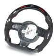 thumbnail image 2 of LED Shift Light Steering Wheel,Carbon Fiber LED Display Flat Bottom Steering Wheel Car Steering Wheel Exceptional Craftsmanship, 2 of 5