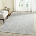 thumbnail image 4 of SAFAVIEH Cambridge Leslie Geometric Wool Area Rug, Light Blue/Ivory, 5' x 8', 4 of 8
