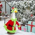 thumbnail image 5 of Gaggleville Christmas Party Decorations Porch Goose Costume Set-Fits Large 23" H Statue, by Fox Valley Traders, 5 of 7