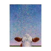 Trademark Fine Art 'Celebration Cow' Canvas Art by James W. Johnson