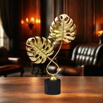 Btomtd Cute Gifts,Centerpiece Table Decorations Simples Lights Luxurys Iron Leaf Ornament Home Living Room Entrance Wine Cabinet Decorations Creatives Metal Crafts Gifts