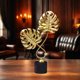 thumbnail image 1 of Xihbxyly Adorno de Hoja de Hierro, Diseño de Metal Dorado de Lujo, Elegante Detalle Decorativo para El Hogar, Elegante Decoración para La Entrada de La Sala de Estar, Perfecto para Invierno y Navidad, 1 of 6