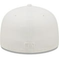 thumbnail image 4 of Men's New Era Cincinnati Reds White on White 59FIFTY Fitted Hat, 4 of 5