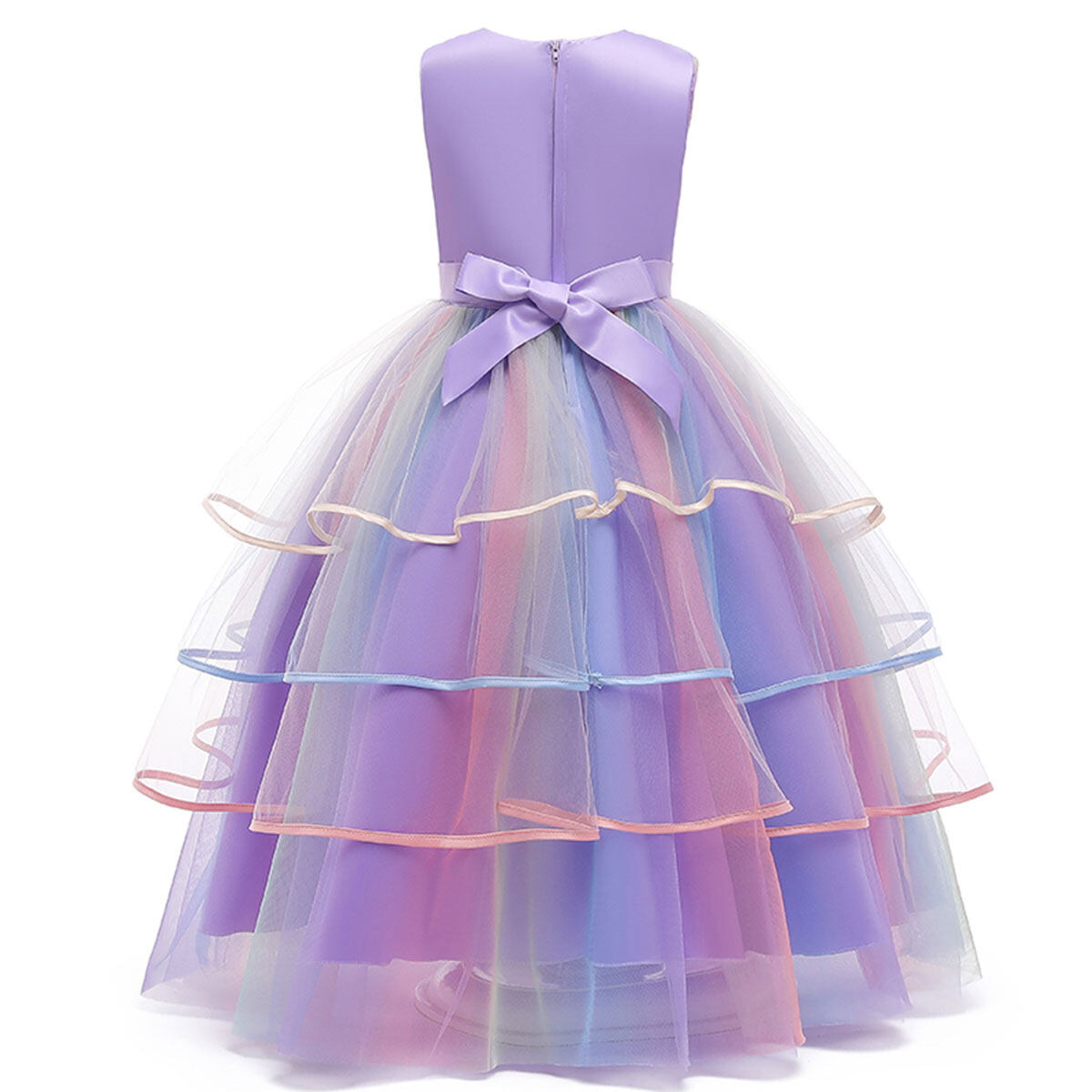 KAWELL Unicorn Princess Dress for Girls, 3T photo 7