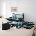 thumbnail image 6 of Manfei Green Football Helmet 7-Piece Twin Bedding Sets,Rugby Sport Bedding Comforter Set,Boys Ball Game Sheet Sets For Kids,Ultra Soft Home Decor Reversible, 6 of 8