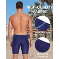 thumbnail image 2 of ANFERRY Men Swim Trunks with Lining Endurance Flex Jammer Quick Dry Elastic Swimming Board Shorts, 2 of 7
