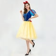 thumbnail image 6 of Women's Snow White Costumes Halloween Princess Costume Dress Up with Headband, 6 of 6