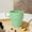 Green, variant on Double Wall Insulated Plastic Coffee Mug with Lid Handle for Hot Drinks Breakfast Travel Microwave Safe 1 Count