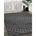 thumbnail image 3 of Ahgly Company Machine Washable Indoor Square Transitional Dark Gray Black Area Rugs, 8' Square, 3 of 7