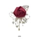 thumbnail image 4 of Bearachild Broche de boda versátil que añade un toque elegante y sofisticado a cualquier look. Broche minimalista moderno. Kits de decoración para fiestas Vino rojo, 4 of 6