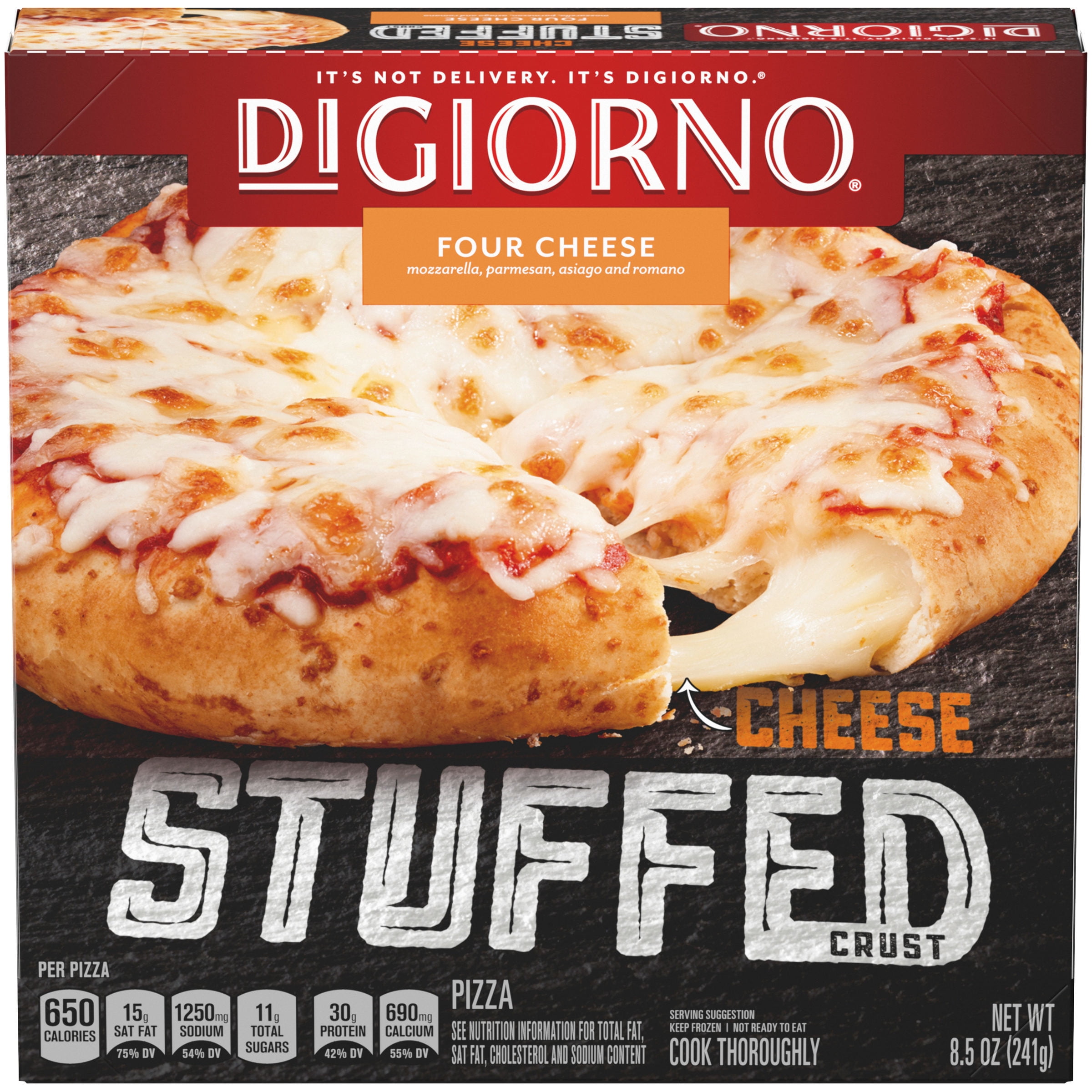 DIGIORNO Cheese Stuffed Crust Four Cheese Frozen Pizza 8.5 oz. Box