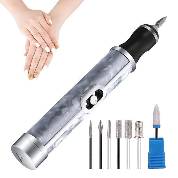 EXLEAF Electric Nail Filer Sander Thick Professional Speeds Grinder for Removing Edge
