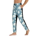 thumbnail image 3 of Kdxio Lilies Flowers Pattern Joggers,Sweatpants for Men with Pockets-Small, 3 of 5