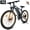 Q5-BLACK HIGH TOP, variant on XKJ Electric Bike for Adults with 1000W Brushless Motor,25MPH,Commuting Electric Mountain Bike with 720Wh Removable Battery,7-Speed, 26" Tires, Full Suspension,Lightweight Ebike,40 Miles,UL2849