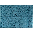 thumbnail image 1 of Ahgly Company Indoor Rectangle Oriental Light Blue Modern Area Rugs, 4' x 6', 1 of 4