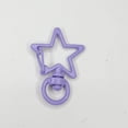 thumbnail image 1 of Llavero con estrella de cinco puntas de color galvanizado, llavero de aleación de zinc, colgante de muñeca, accesorios con puntos coloridos, 1 of 6