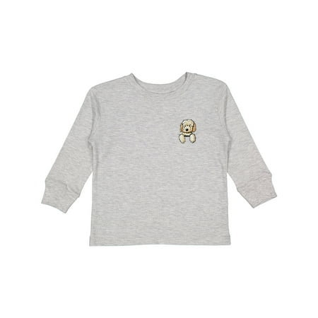 

Inktastic Pocket Goldendoodle Gift Toddler Boy or Toddler Girl Long Sleeve T-Shirt