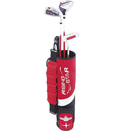 Paragon Rising Star Kids/Toddler Golf Clubs Set Ages 3-5 Red Right (Best Way To Send Golf Clubs)