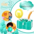 thumbnail image 3 of Bomba Eléctrica para Globos Dagelar 3 en 1 para Inflables 110V, 3 of 8